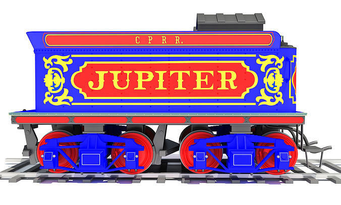 Train Tender 3D model