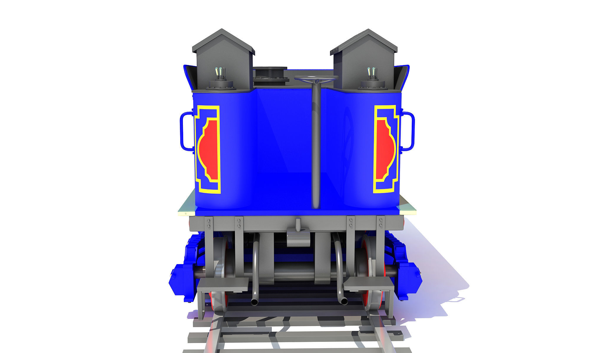 Train Tender 3D model_6