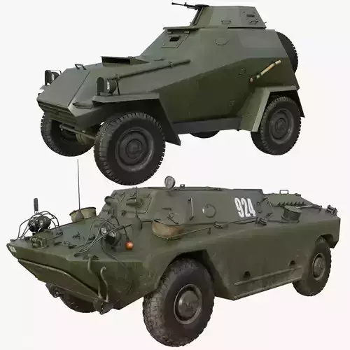 Military Car Collection Mental ray 001 