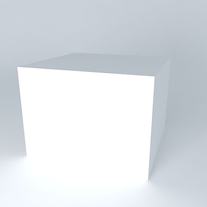 nightstand empty room with chair Free 3D model_1