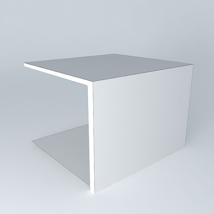 nightstand empty room with chair Free 3D model_4