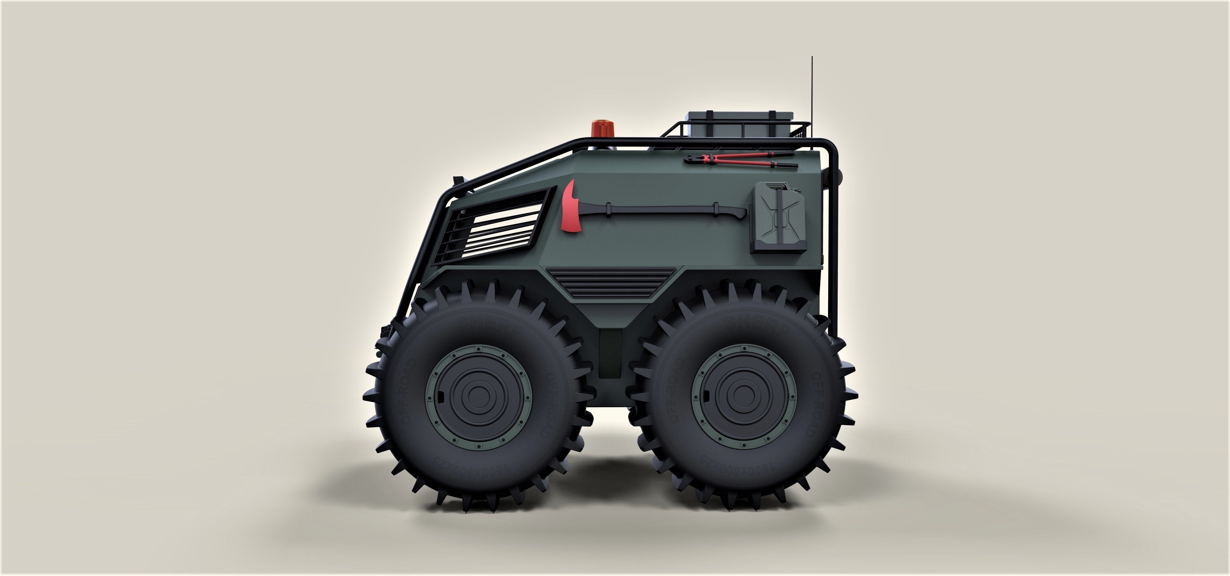SHERP Ultimate survival machine for zombie apocalypses 3D model_10