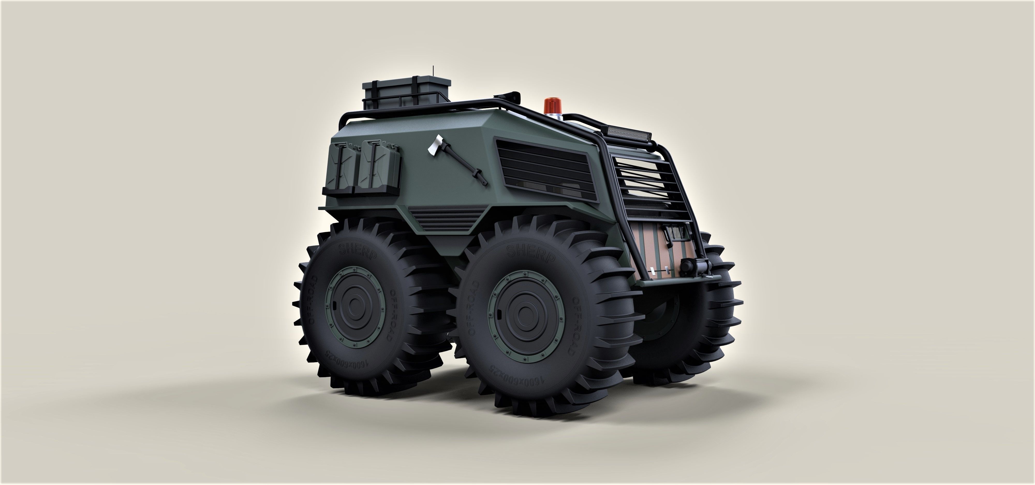 SHERP Ultimate survival machine for zombie apocalypses 3D model_2