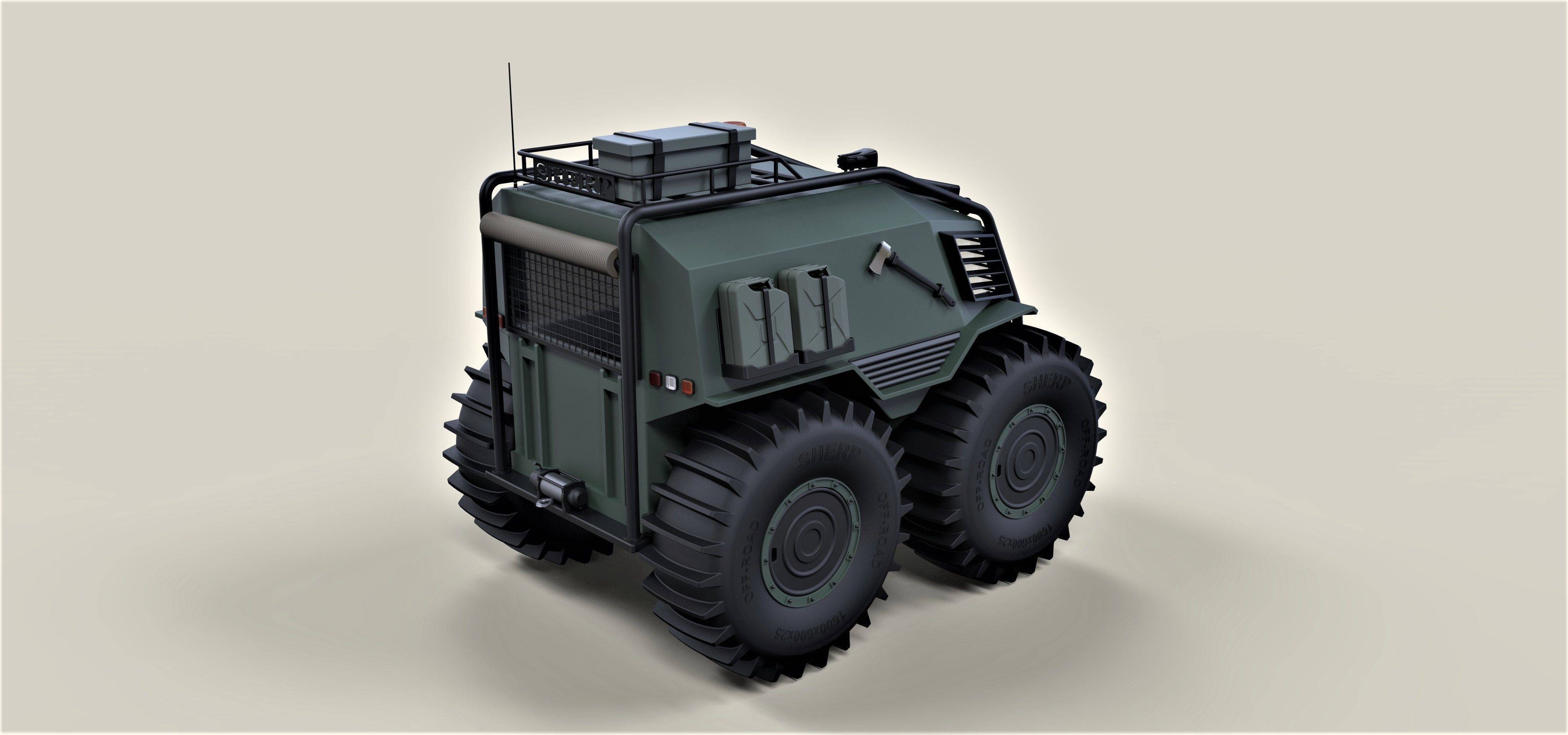 SHERP Ultimate survival machine for zombie apocalypses 3D model_12