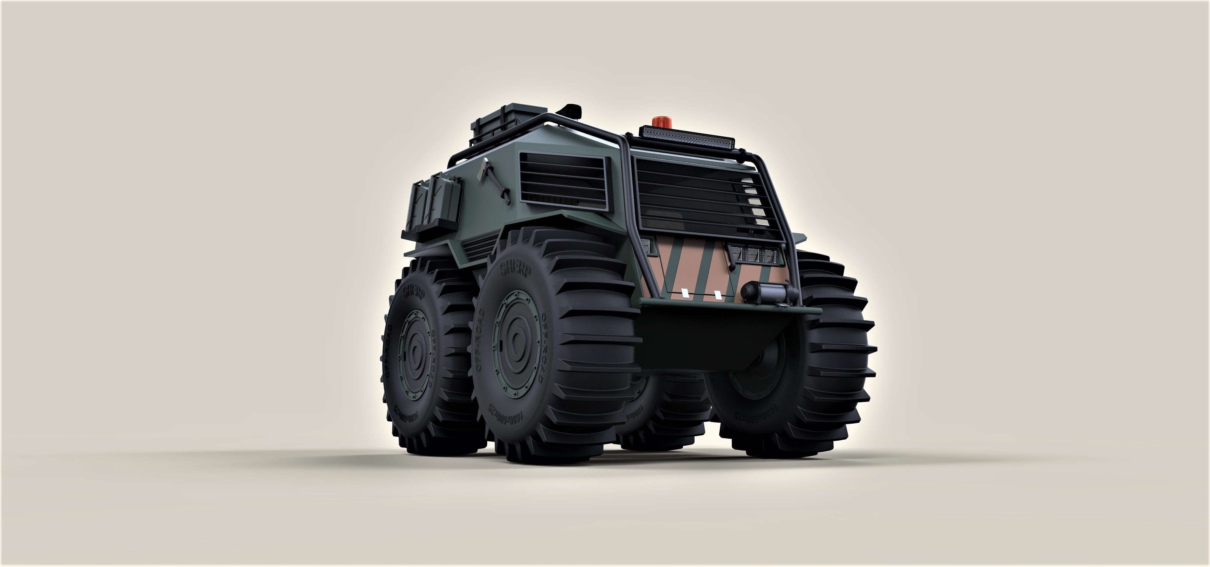 SHERP Ultimate survival machine for zombie apocalypses 3D model_4