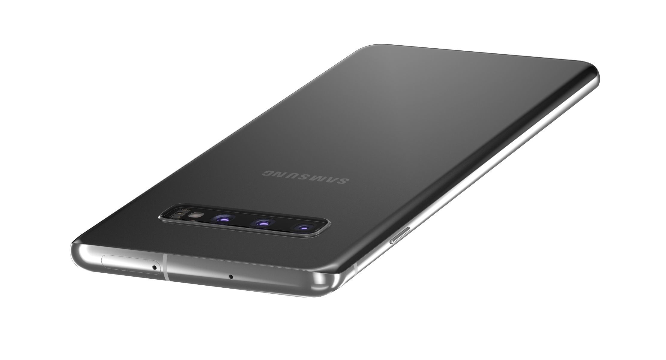 Samsung Galaxy S10 Plus Black 3D model_8