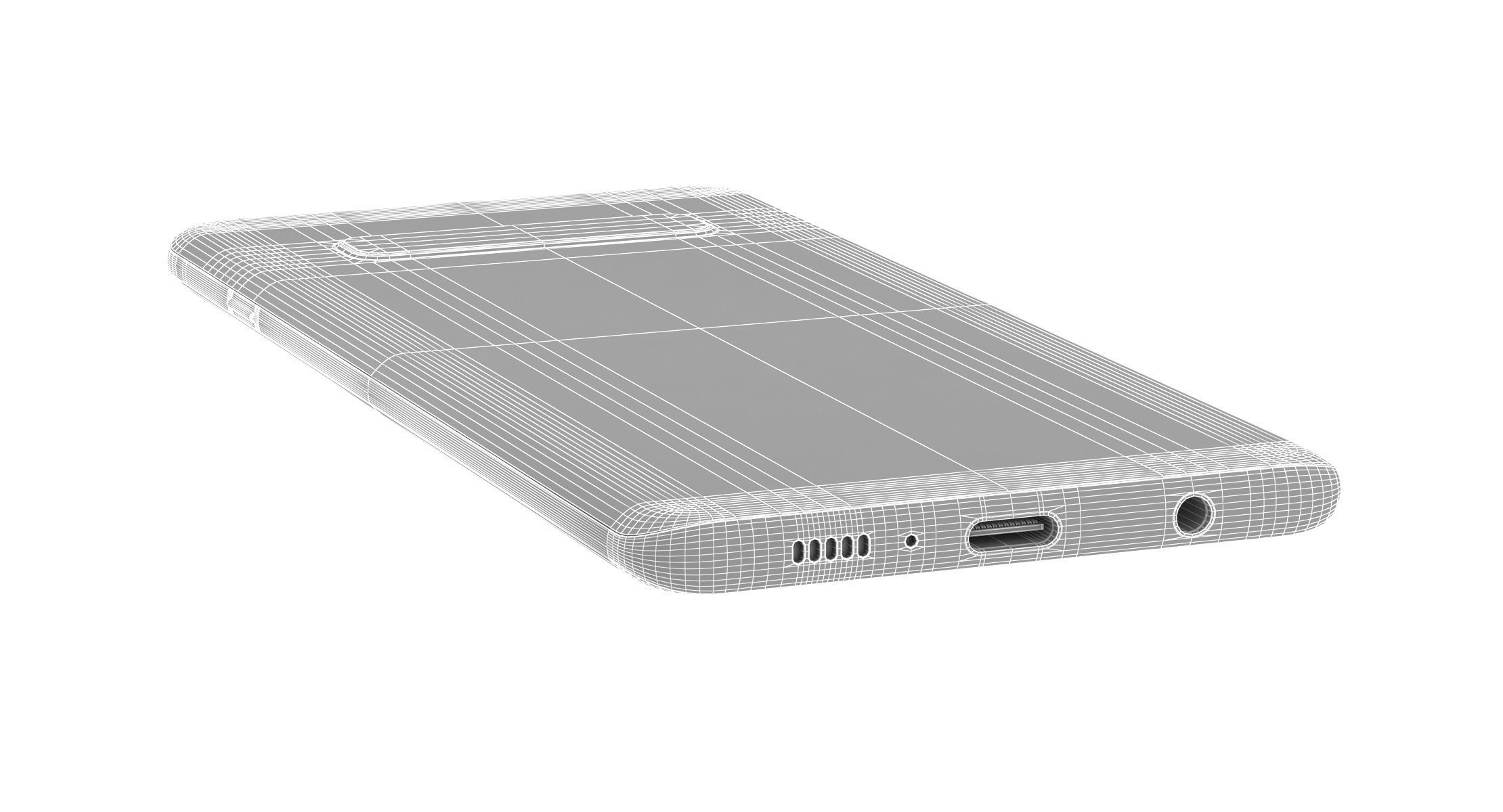 Samsung Galaxy S10 Plus Black 3D model_13