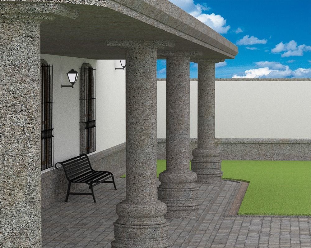 Traditional Mexican House Low-poly 3D model_1