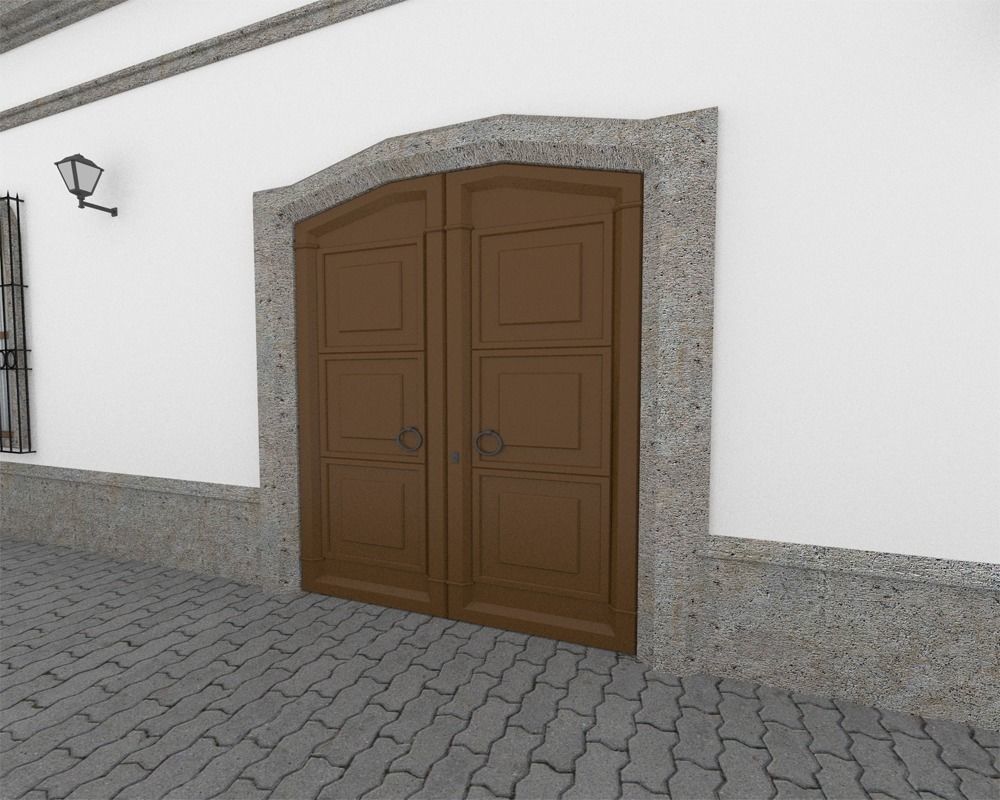 Traditional Mexican House Low-poly 3D model_5