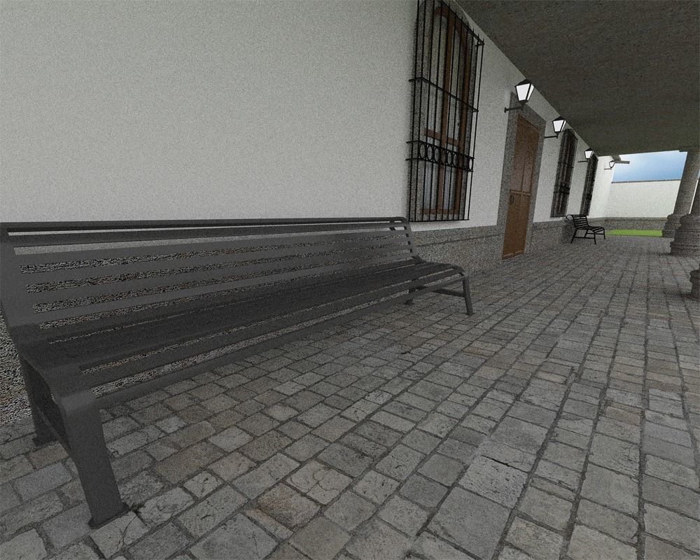 Traditional Mexican House Low-poly 3D model_4