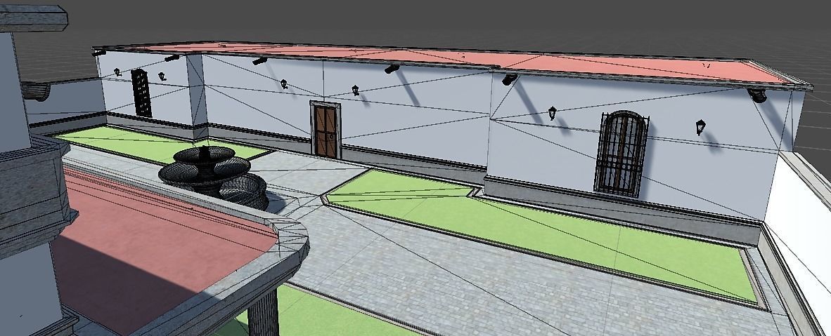 Traditional Mexican House Low-poly 3D model_8