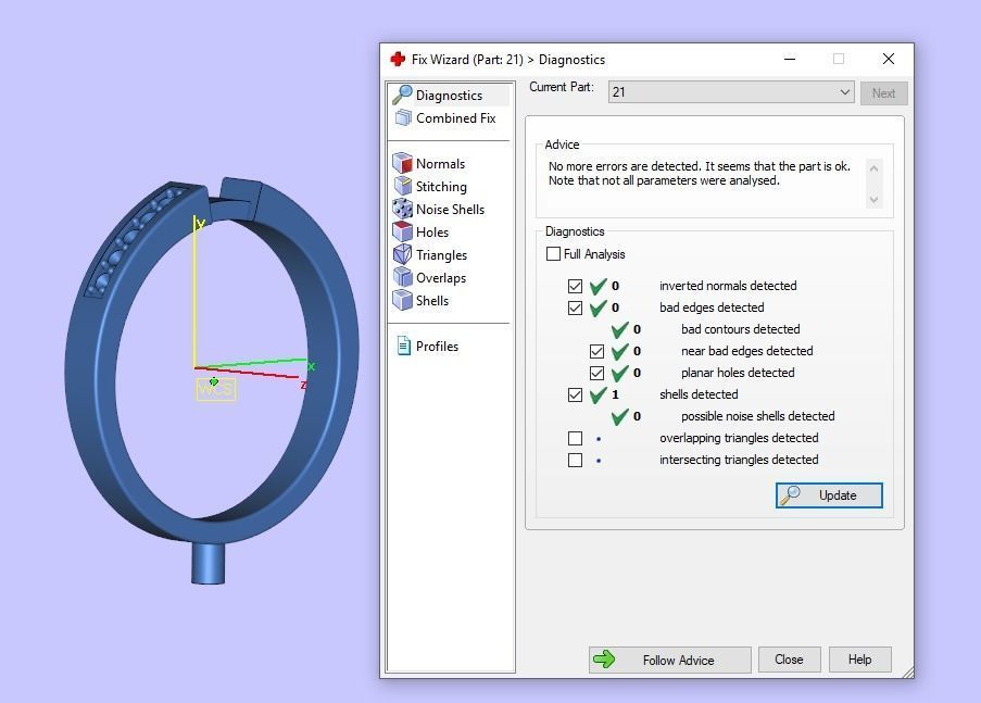 K RINGS N 11 3D print model_5