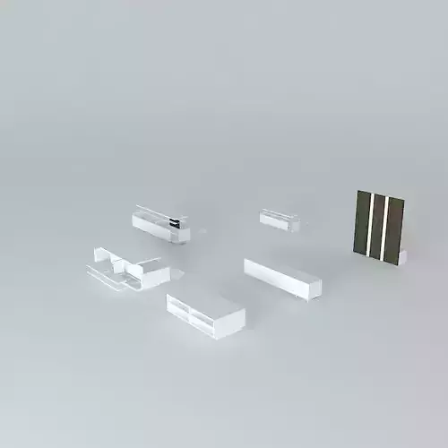 Furniture set of office wood