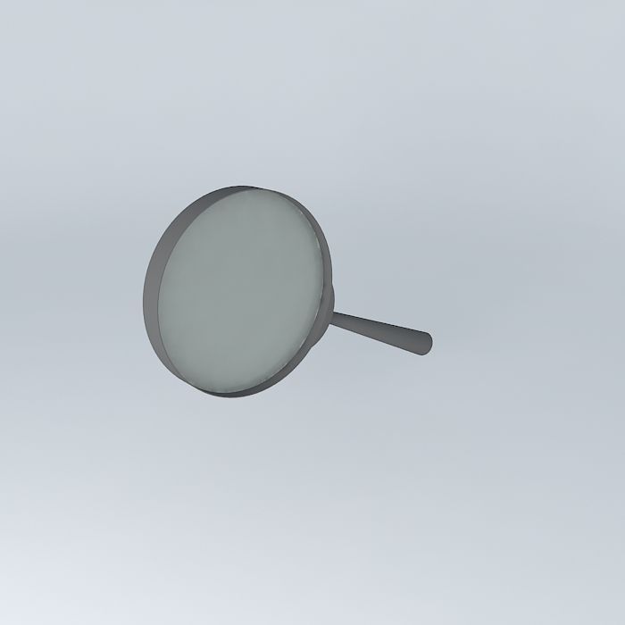 magnifier magnifying glass free 3D model CGTrader