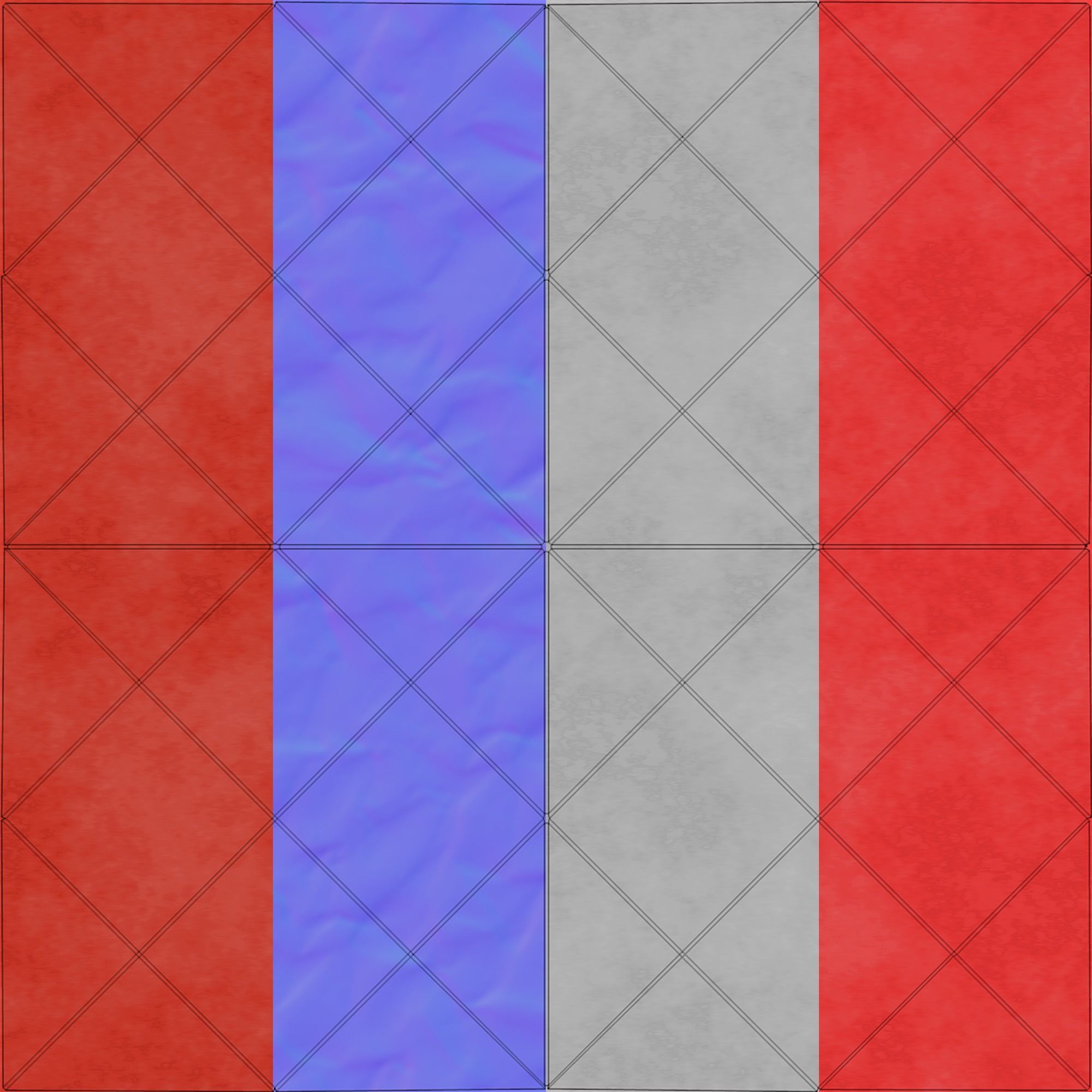 Origami Box Low-poly 3D model_8