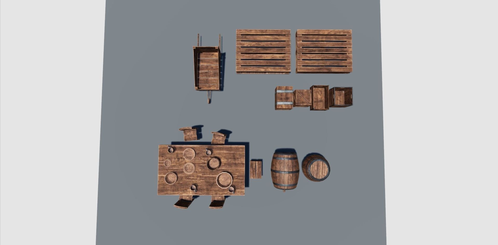 Medieval Props Pack 1 Low-poly 3D model_18