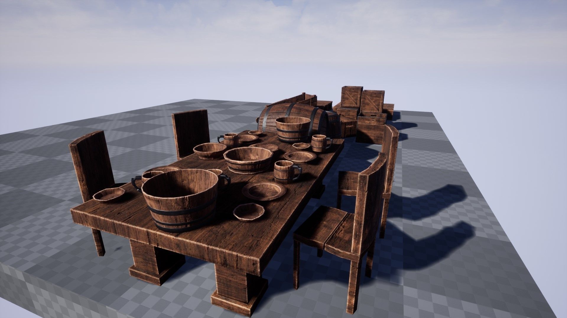 Medieval Props Pack 1 Low-poly 3D model_5