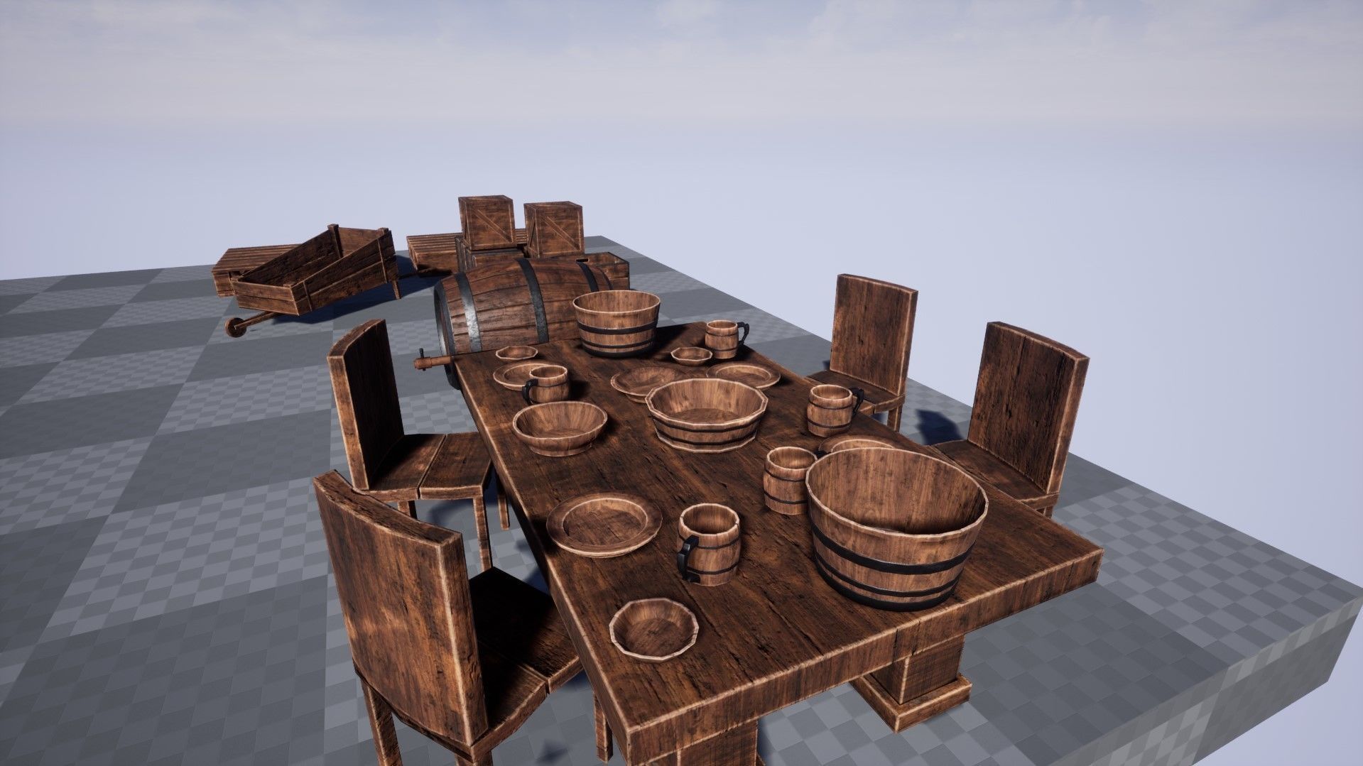 Medieval Props Pack 1 Low-poly 3D model_4