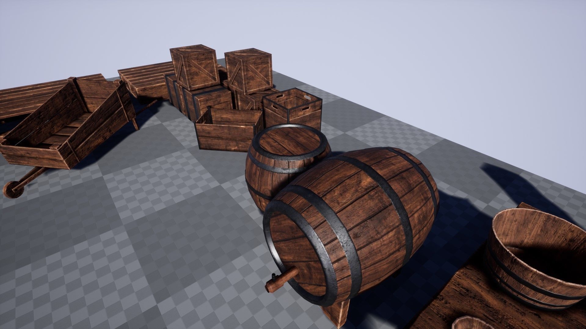 Medieval Props Pack 1 Low-poly 3D model_6