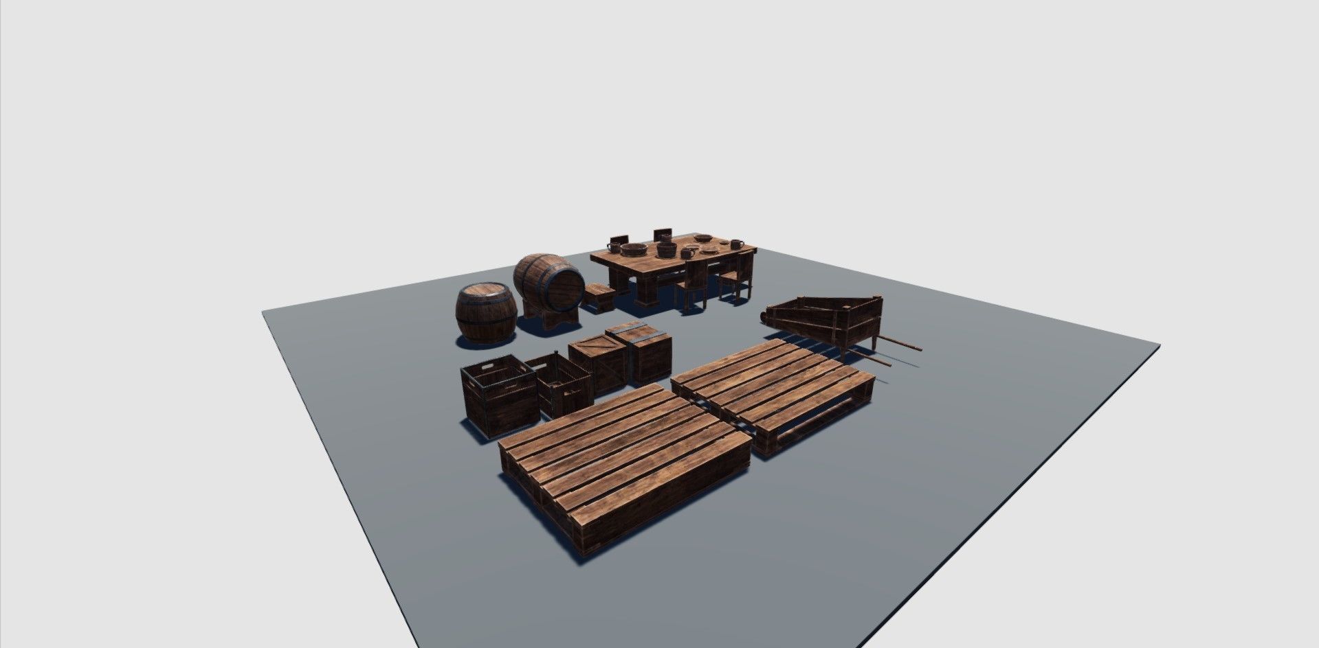 Medieval Props Pack 1 Low-poly 3D model_19