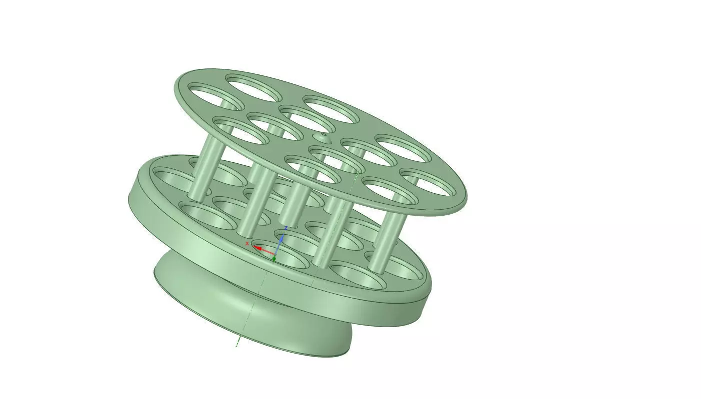 Vape Juice Carousel for 60 ml gorilla bottles 3D print model_0