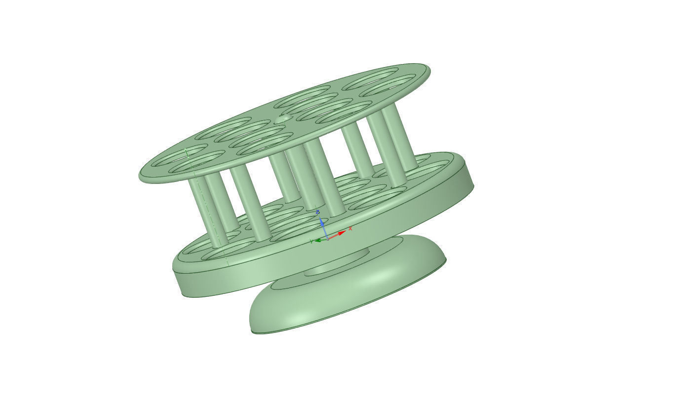 Vape Juice Carousel for 60 ml gorilla bottles 3D print model_1