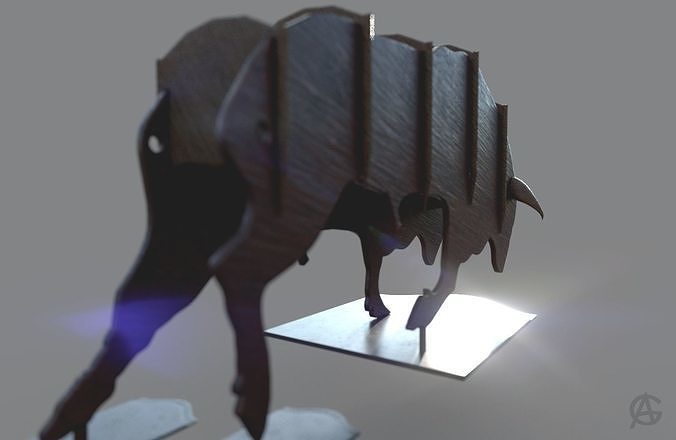 Bull Figurine Free 3D print model