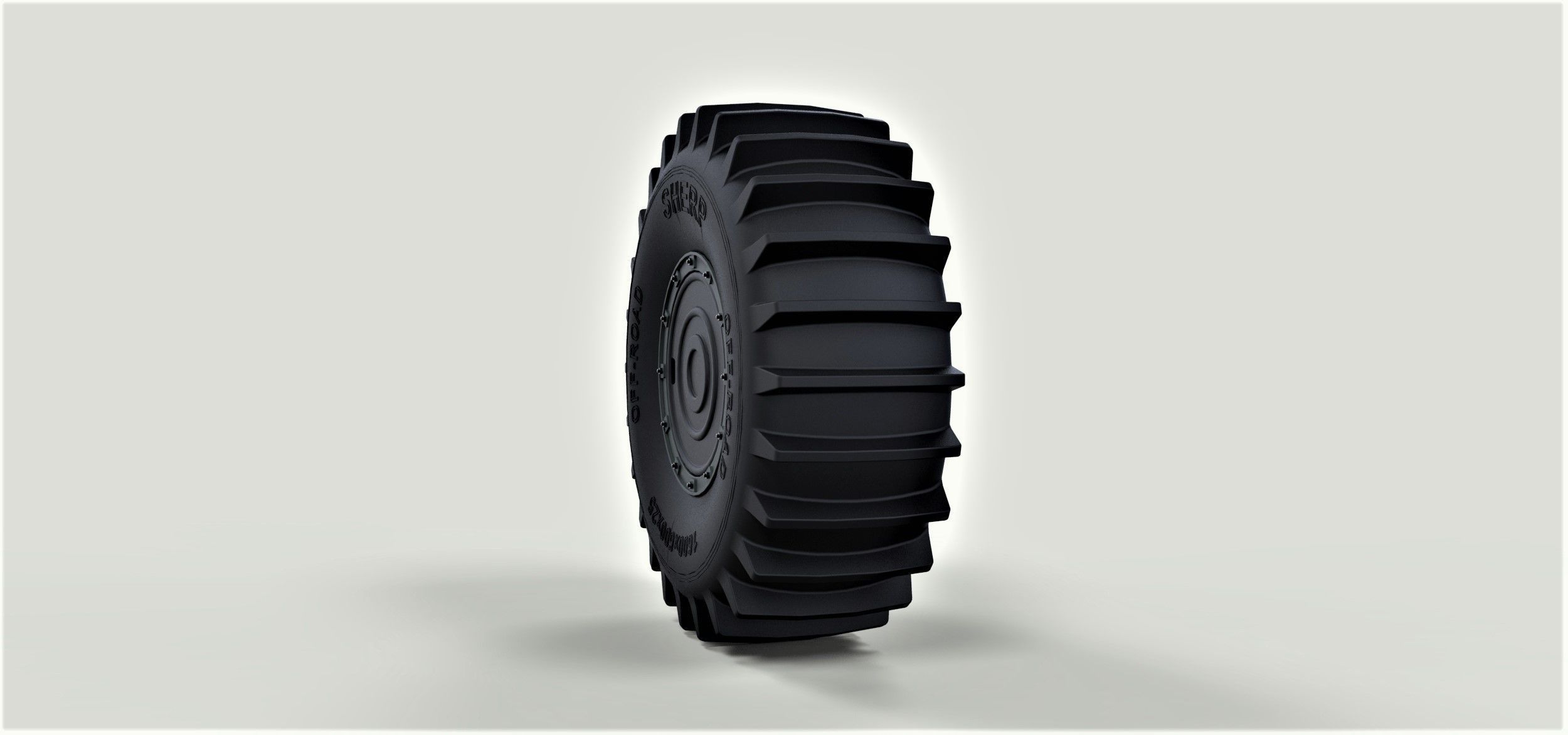 Wheel from  SHERP ATV 3D model_2