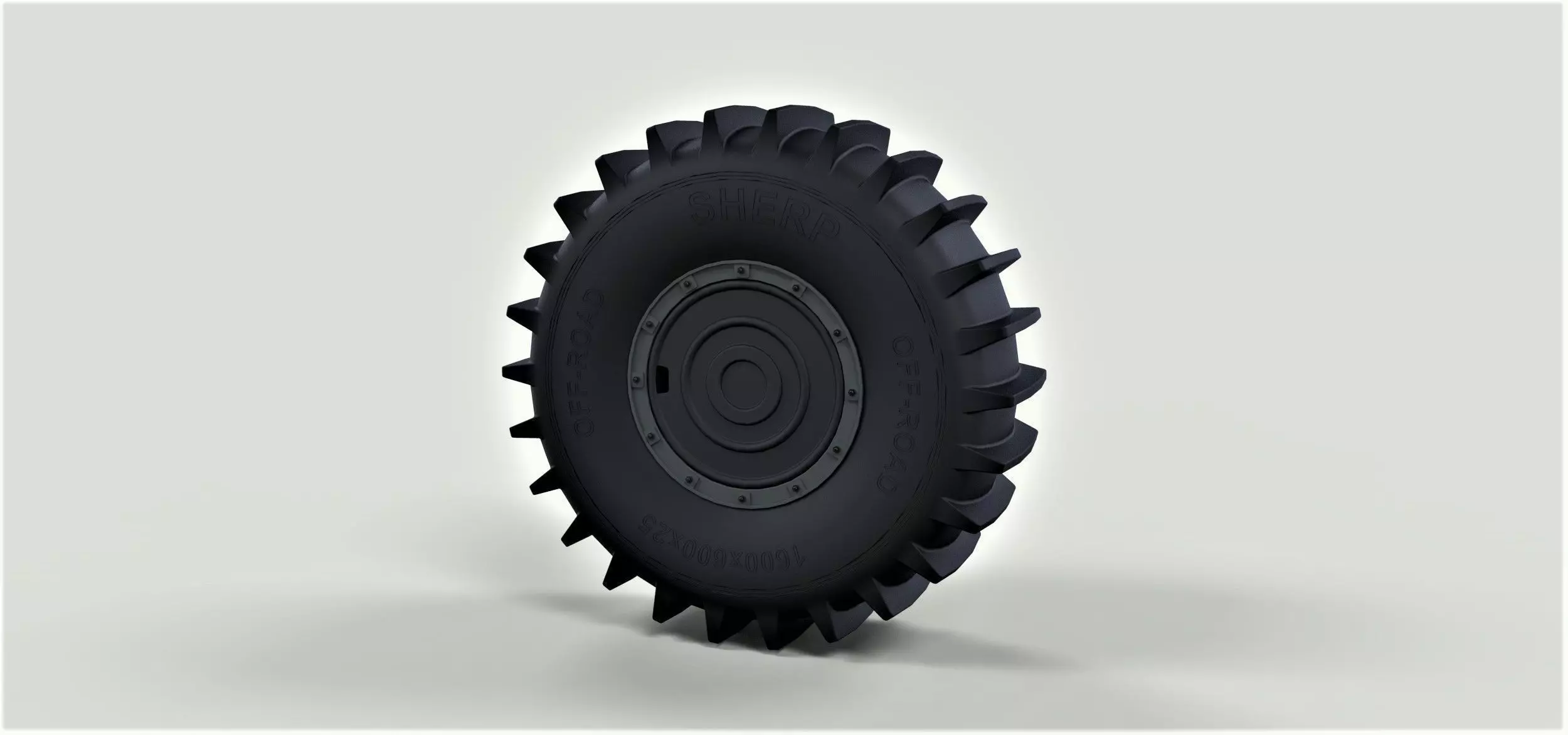 Wheel from  SHERP ATV 3D model_0