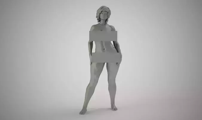 Hands on Hips 3D print model