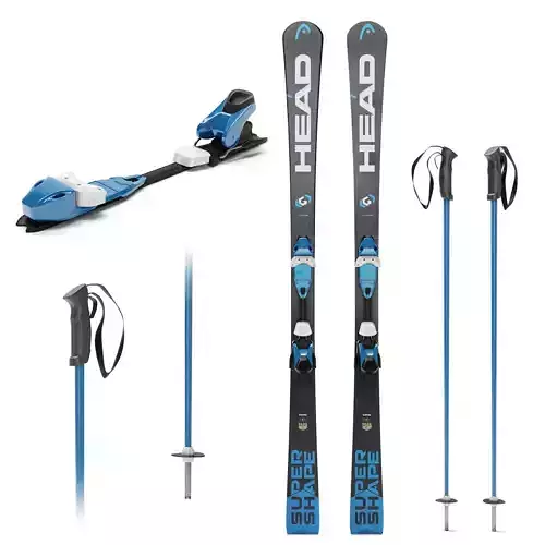 Ski board  3D model