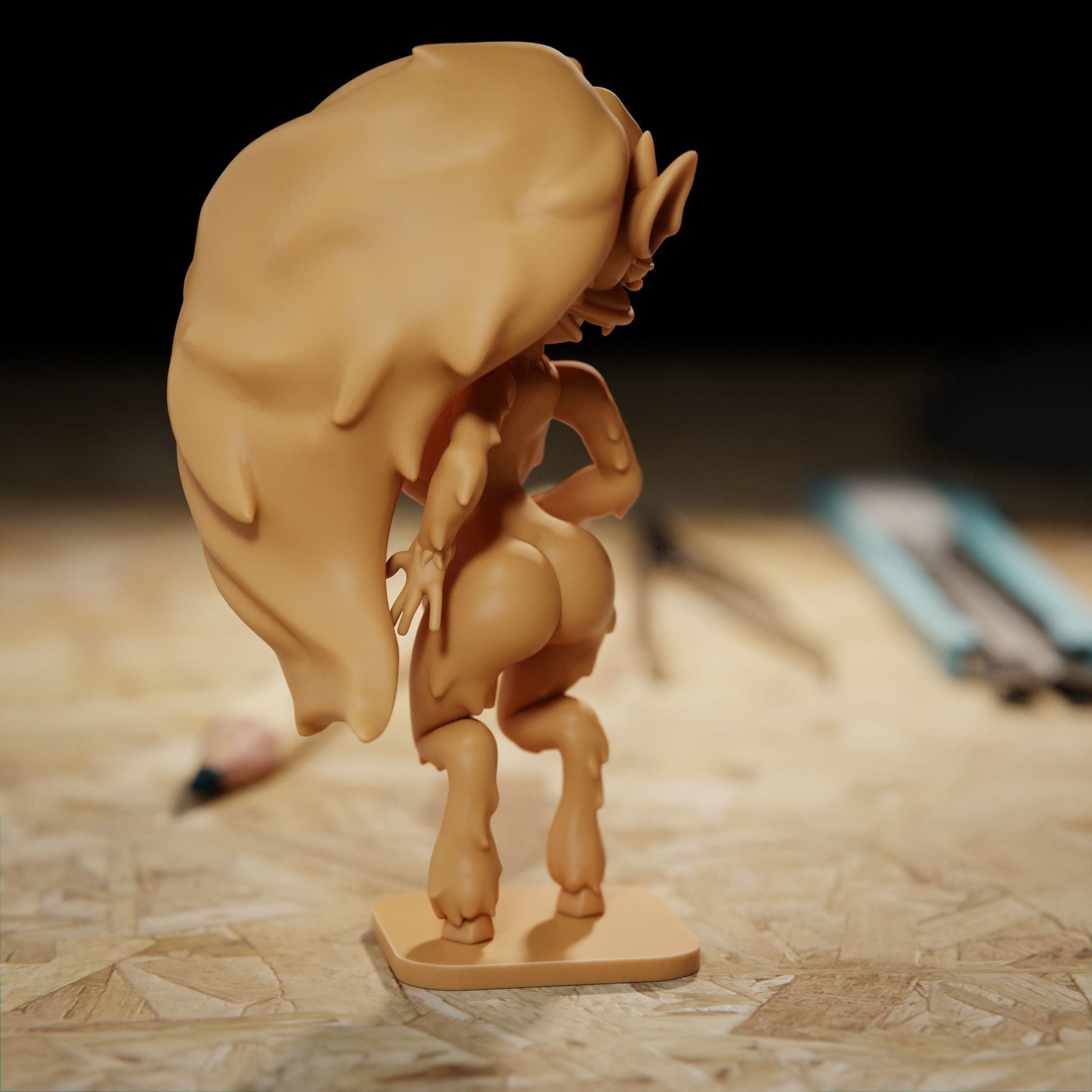 Connie  hormone monster stl 3D print model_2