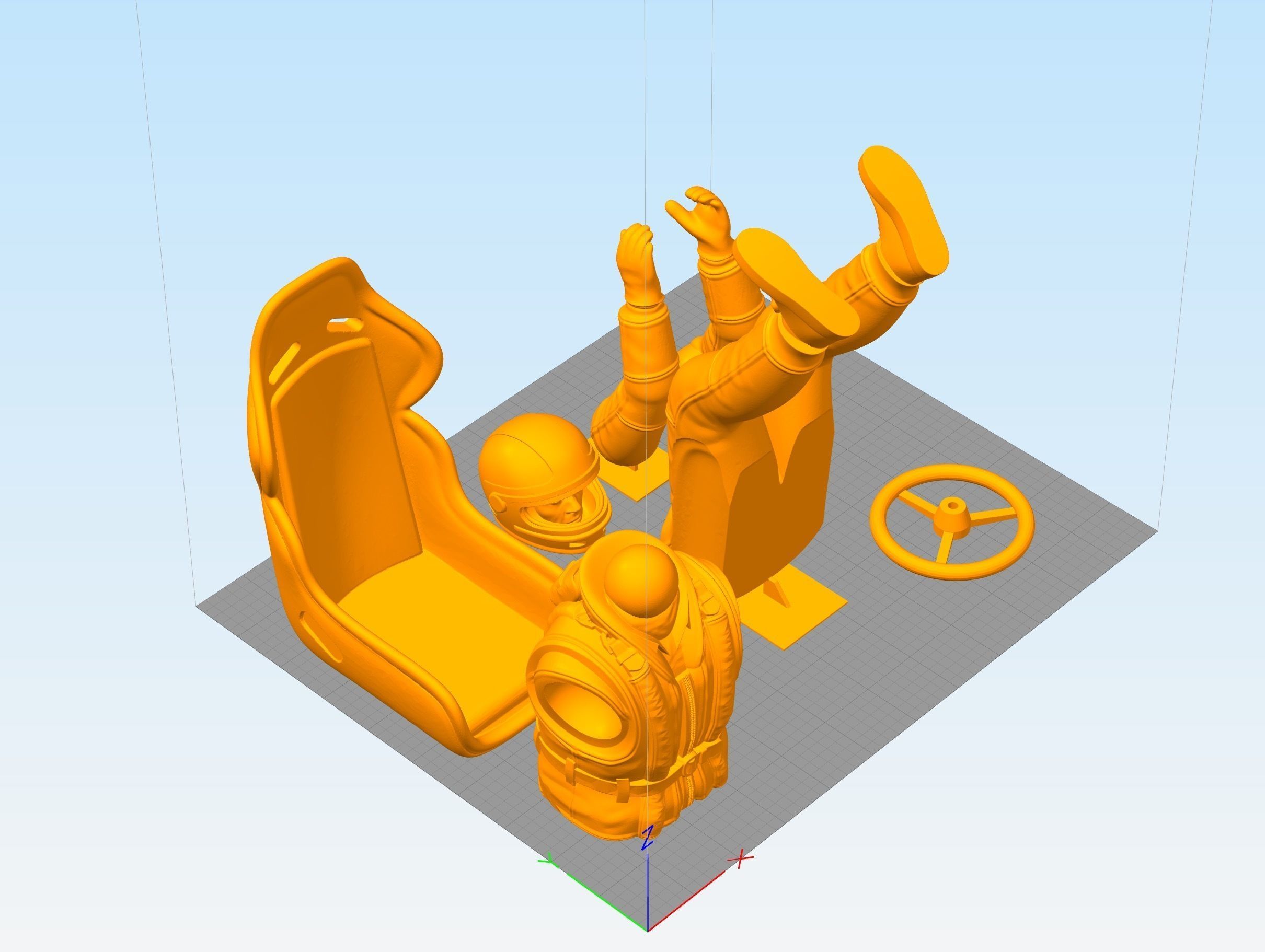 RC Racing Boat Pilot 3D print model_8