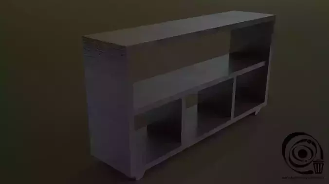 Console Table 01 Low-poly 3D model Console Table 01 Low-poly 3D model