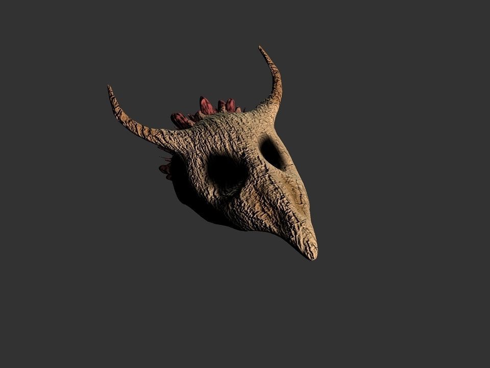 Beak Ox Skull for 3D print 3D print model_59