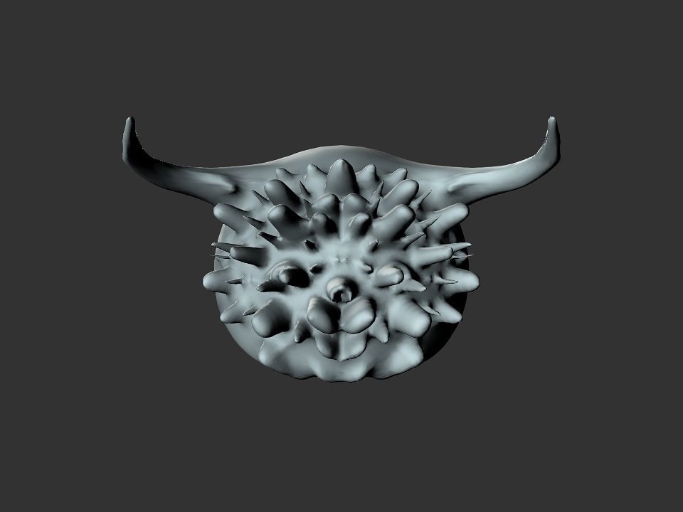 Beak Ox Skull for 3D print 3D print model_26