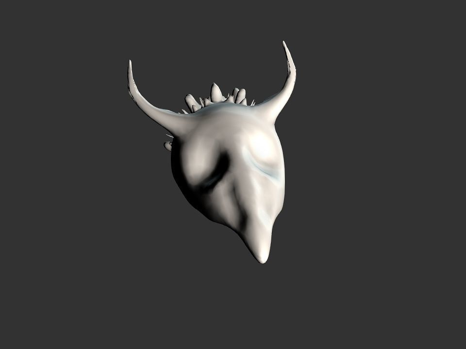 Beak Ox Skull for 3D print 3D print model_30