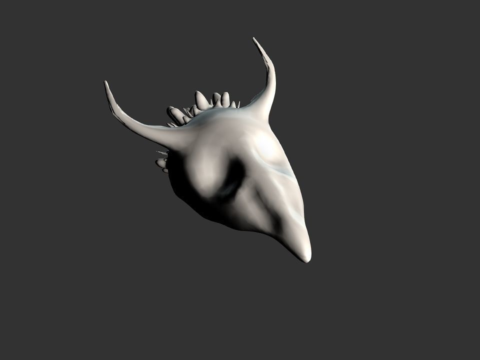 Beak Ox Skull for 3D print 3D print model_29