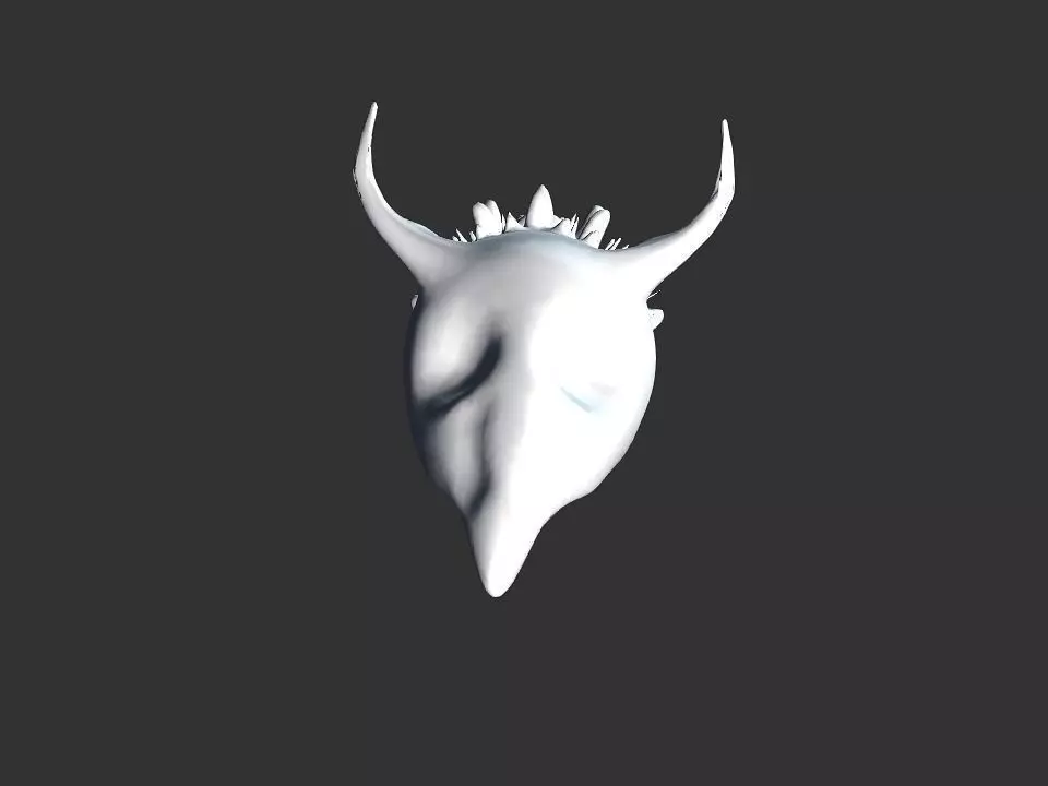 Beak Ox Skull for 3D print 3D print model_0