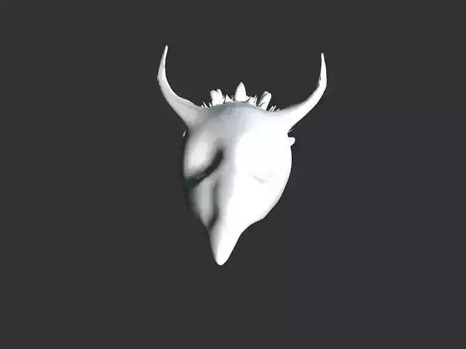 Beak Ox Skull for 3D print 3D print model