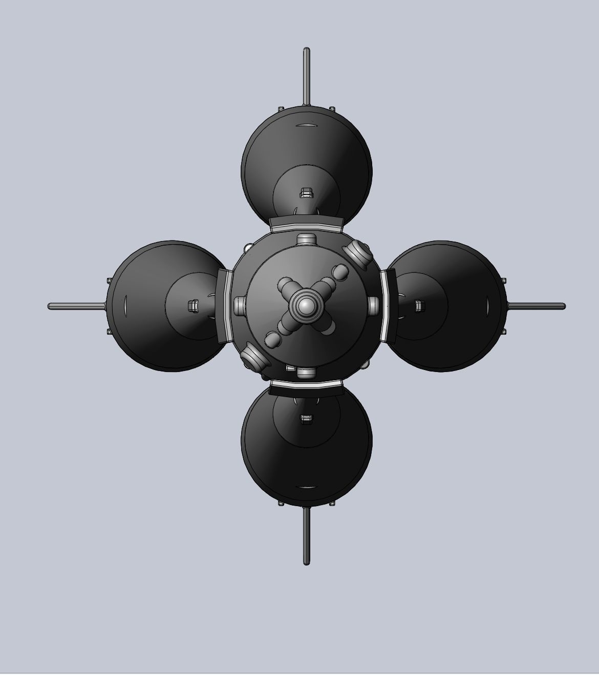 Soyuz Rocket Printable Model 3D print model_22