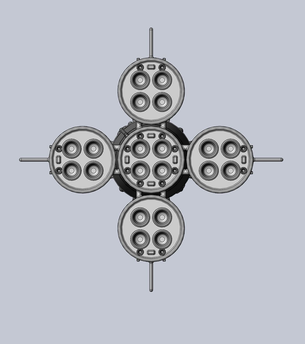 Soyuz Rocket Printable Model 3D print model_23