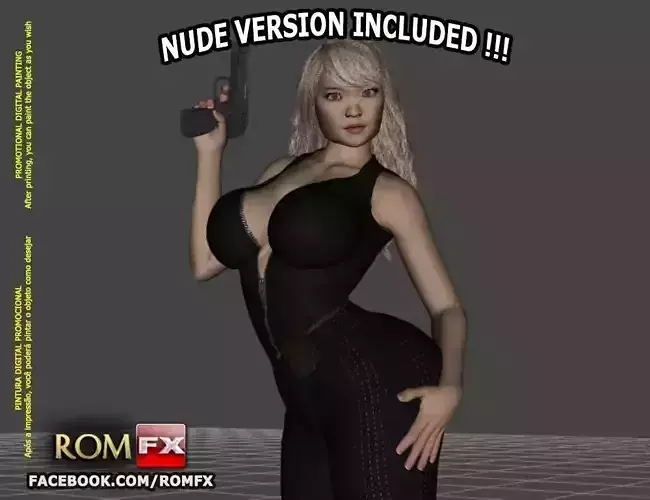 Kascha Vintage Old Classic Porn Actress Figure Printable 3D print model