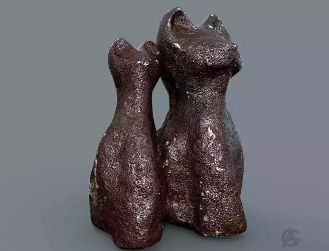 Ceramic cats