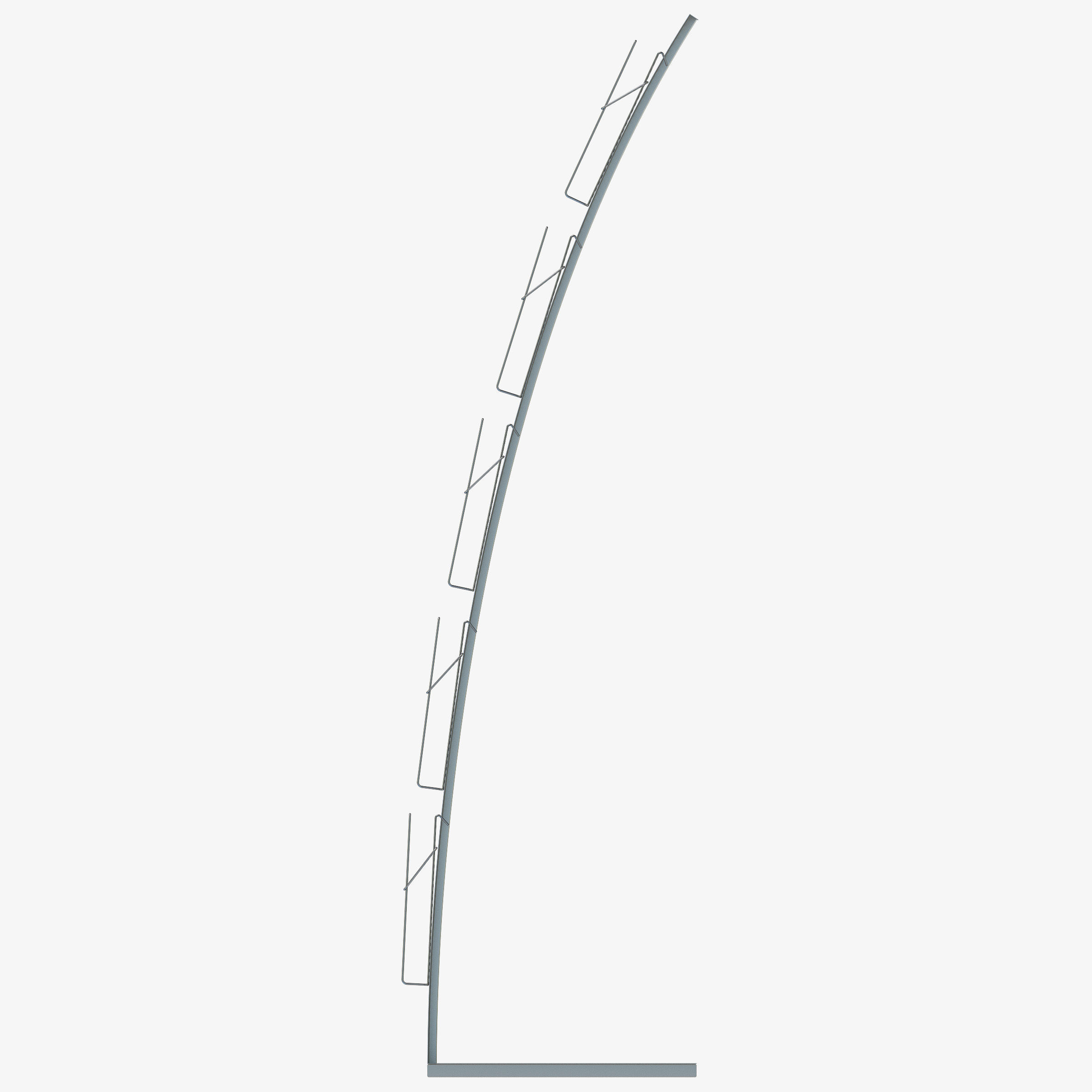 Brochure holder - Sail 3D model_8