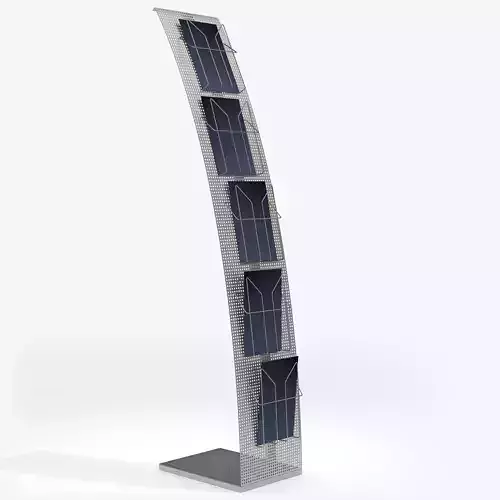  Brochure holder - Sail 3D model