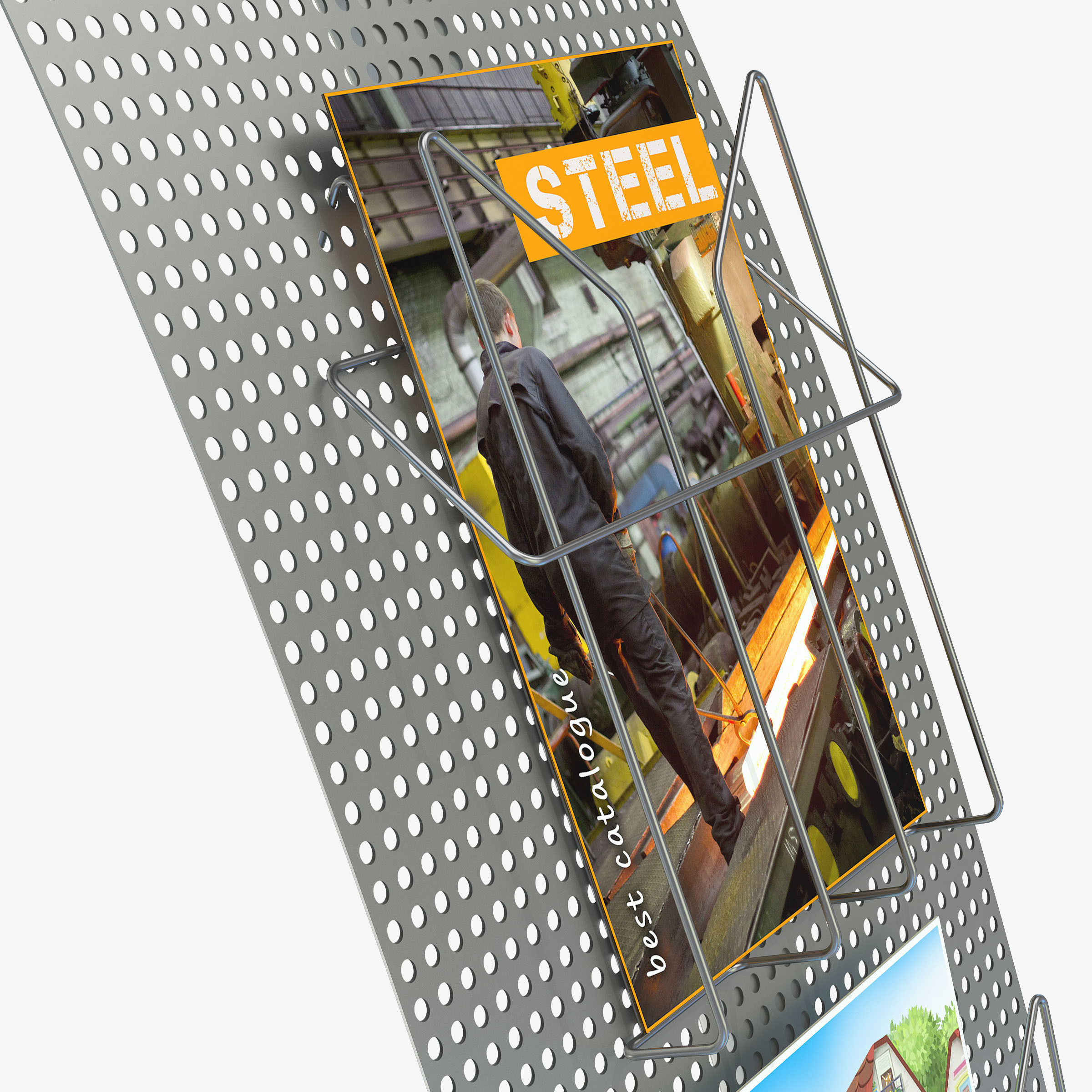Brochure holder - Sail 3D model_4