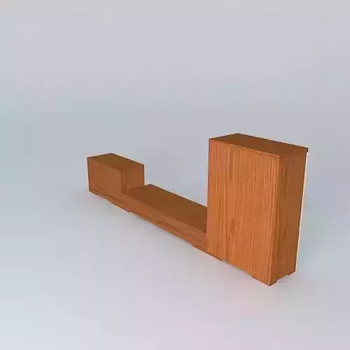 TV wooden shelf