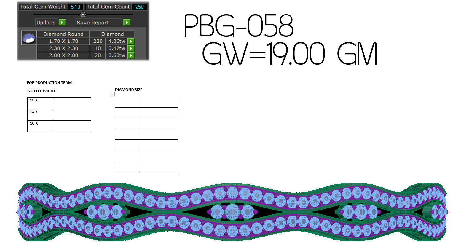 Women bangles 3dm stl render detail 3D print model 3D print model_4