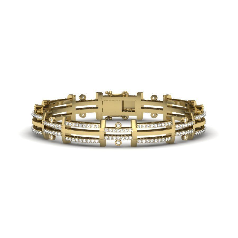 Women bracelets 3dm stl render detail 3D print model 3D print model_3